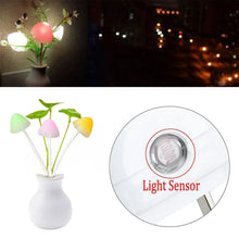 LED Dream Night Light, Auto ON / Off Sensor Mushroom Lamp (Multicolor) - Justgrabit Inc.