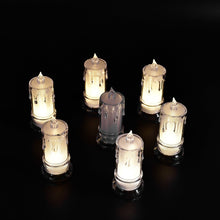 Big Flameless Melted Design Candles Set, Diwali (12 pcs) - justgrabit.in | Just Grab It