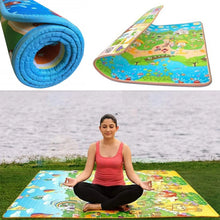 Waterproof Double Side Baby Play Floor Mat for Kids Home With Bag (Size 120 x 180cm) - Justgrabit Inc.