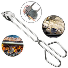 Multi functional Metal BBQ Clip Tongs Clamp for Garbage Charcoal Serving Tools - Justgrabit Inc.