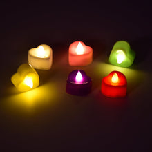 HEART LED FESTIVAL TEALIGHT WITH BATTERY OPERATE, Diwali ( 24PCS ) - justgrabit.in | Just Grab It