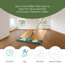 Multipurpose Wet and Dry Cleaning Microfiber Flat MOP Floor Cleaning Mop with , 360 Degree Rotating Head and Telescopic Handle Steel Rod Long Handle Dry Mops, Standard (1 Piece, Multi - Colour) - Justgrabit Inc.