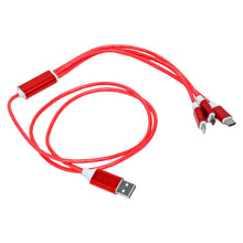 3 - in - 1 LED Glow Fast Charging Cable (1 Pc) - justgrabit.in | Just Grab It