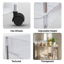 3 Layer Multipurpose Storage Trolley with Wheels - justgrabit.in | Just Grab It