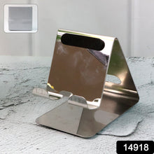 Stainless Steel Universal Mobile & Tablet Stand Holder - (1 Pc) - justgrabit.in | Just Grab It