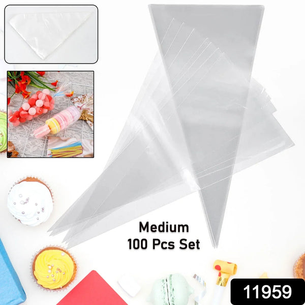 Disposable Piping Bags (100 Pcs Set / Medium) - Justgrabit Inc.