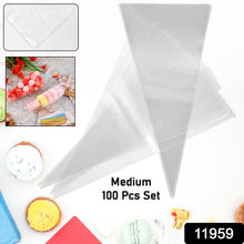 Disposable Piping Bags (100 Pcs Set / Medium) - Justgrabit Inc.
