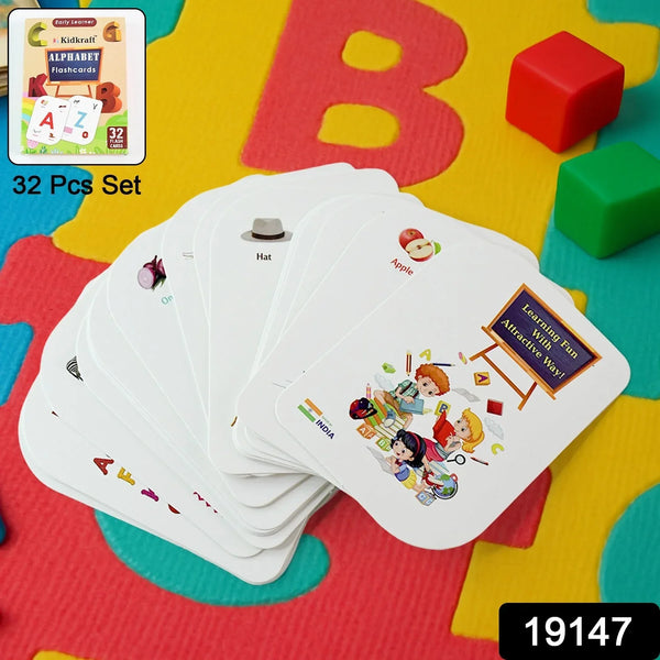 Kidkraft Early Learner 32 - Piece Alphabet Flash Cards Set - Justgrabit Inc.