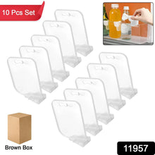 Plastic Storage Baskets Space allocator, Refrigerator Organizer Bins partition Clip (10 Pcs Set) - Justgrabit Inc.