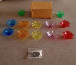 Candle Cup with Multi Shape, Diwali (Multicolor) (12 Pcs Set) - justgrabit.in | Just Grab It