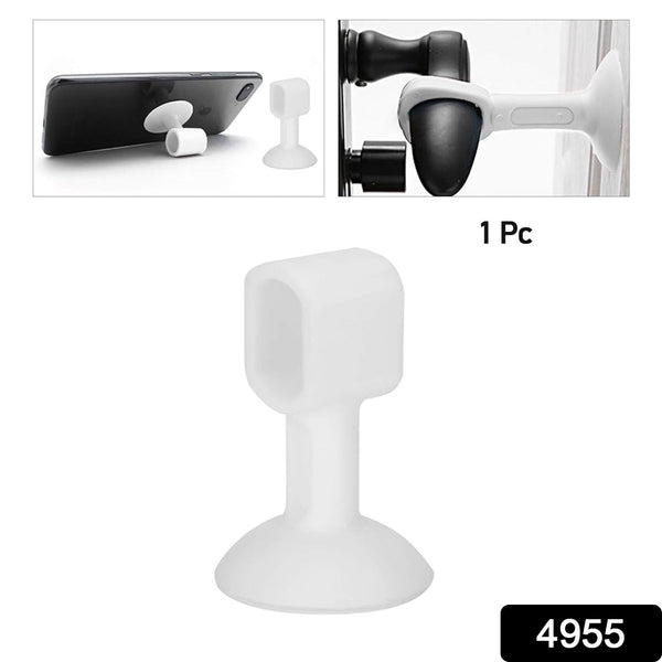Self - Sucking Silicone Door Stopper (1 Pc / Mix Color) - justgrabit.in | Just Grab It