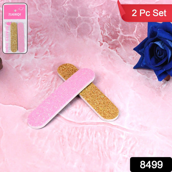 Professional Nail Filer Double Sided For Nail Shaper Nail File (9 cm / 2 Pc Set) - justgrabit.in | Just Grab It