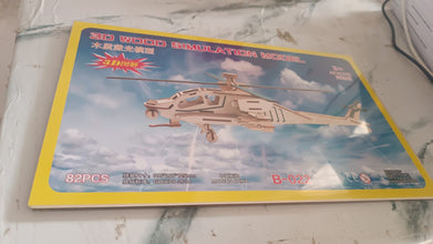 3D Wooden Helicopter Puzzle DIY Model Kit (1 Set) - justgrabit.in | Just Grab It