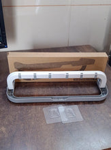 Wall - Mounted Double Bar Towel Holder with Hooks & Adjustable Folding Shelf - justgrabit.in | Just Grab It
