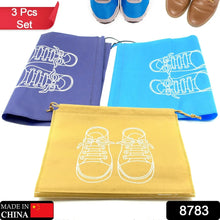 BEACH BAG SHOES STORAGE BAG CLOSET ORGANIZER NON - WOVEN TRAVEL PORTABLE BAG WATERPROOF POCKET CLOTHING CLASSIFIED HANGING BAG SHOE BAG LUGGAGE TRAVEL PORTABLE SHOE POUCH NON WOVEN TRANSPARENT WINDOW (3 PC ) - Justgrabit Inc.
