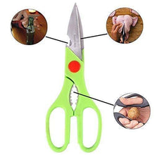 Multi - Function Kitchen Scissors for Veggies, Meat & Seafood with Bottle Opener - justgrabit.in | Just Grab It