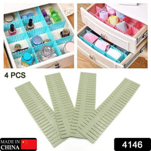 Adjustable Drawer Dividers (4 Pc Set): Organize Cabinets & Closets - justgrabit.in | Just Grab It