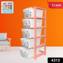 Plastic Smart Wonder Drawer Home Storage & Organization (5 Layer / 1 Pc) - Justgrabit Inc.
