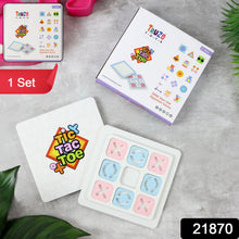 Tic Tac Toe Classic Strategy Board Game for Kids (1 Set) - justgrabit.in | Just Grab It