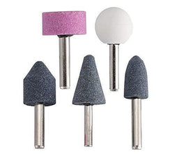 ' - 5 Pcs Shank Abrasive Mounted Stone (Multicolour) - Justgrabit Inc.