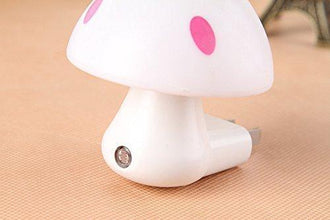 Automatic Night Sensor Mushroom Lamp (0.2 watt, Multicolour) - justgrabit.in | Just Grab It