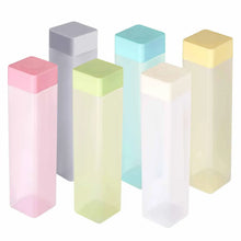 Large Capacity Plastic Water Bottle | Set of 6 | Square Water Bottle (940ml each) - Justgrabit Inc.