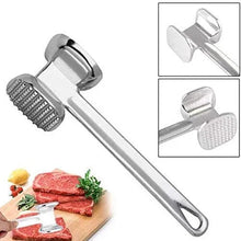 Double Sided Beef Steak Mallet (Aluminum): Meat Tenderizer Hammer - Justgrabit Inc.