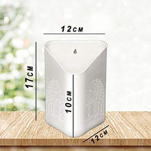 Plastic Vertical Hanging Planter Pot, Multicolour, - Justgrabit Inc.