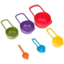Plastic Measuring Spoons for Kitchen (6 pack) - Justgrabit Inc.