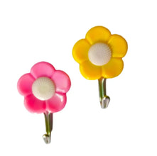 Plastic Self - Adhesive Flower Shape Hooks (Pack of 5) - Justgrabit Inc.