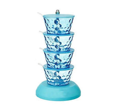 4 in 1 Multipurpose 360 Degree Rotating Pickle Rack Container for Kitchen - Justgrabit Inc.
