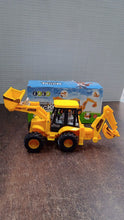 LALA Friction Powered JCB Style Backhoe Loader Construction Toy Truck for Kids (1 Pc) - justgrabit.in | Just Grab It