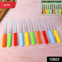 Premium Quality Stainless Steel Handle Plain Knife (10 Pc / 1 Set) - Justgrabit Inc.