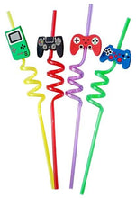 Plastic Straws Reusable Drinking Straws (4 pc Set / Mix design) - justgrabit.in | Just Grab It