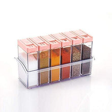 Plastic Spice Jars (6 pcs, 14x22x8cm, Multicolour) - Justgrabit Inc.