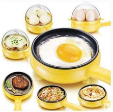 Multi - functional Electric 2 - in - 1 Egg Frying Pan with Boiler & Measuring Cup - justgrabit.in | Just Grab It