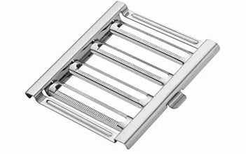 6 in 1 Stainless Steel Kitchen Chips Chopper Cutter Slicer and Grater with Handle - Justgrabit Inc.