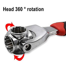 48 in 1 wrench Swivel Head Multi Tool Spanner Tools Socket Works with Spline Bolts Multi function Universal Furniture Car Repair - justgrabit.in | Just Grab It