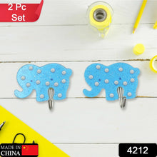 Strong Self - Adhesive Hooks (2 Pc): Heavy Duty, Waterproof, Multipurpose - justgrabit.in | Just Grab It