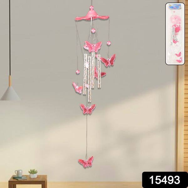 Butterfly Bell Wind Chimes Creative (1 Pc) - justgrabit.in | Just Grab It