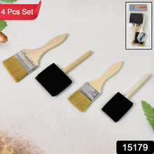 Paint Brush for Wall Painting & Foam Brush Painting Sponge Tool (4 Pcs Set) - justgrabit.in | Just Grab It