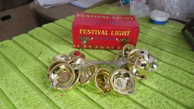 LED Diya Series Light, Fairy Lights for Diwali Decoration (16 Diya) - justgrabit.in | Just Grab It