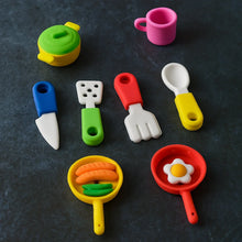 Fancy & Stylish Mini Erasers for Kids (8 Pc Set) - Fun Designs, Party Favors - Justgrabit Inc.