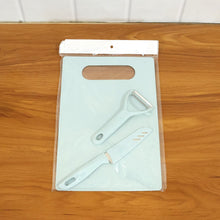 3 in 1 Kitchen Knife & Chopping Board Set (1 Set) - justgrabit.in | Just Grab It