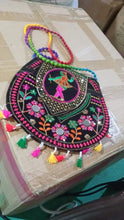9 inch Handcrafted Cotton Embroidered Shoulder Bag for Girls & women (1 Pc) - justgrabit.in | Just Grab It