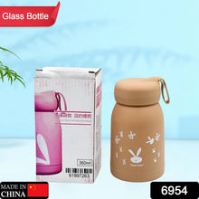 Cute water bottle for kids - 330 ml Cute Bunny Water Bottle | Cute Rabit Print Water Bottle for Boys and Girls | Kids Return Gift | Water Bottle Sipper | Insulated Water Bottle (MOQ : - 100 Pc) - Justgrabit Inc.