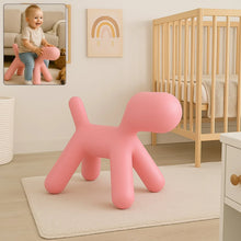 Plastic Cute Animal Puppy Chair,Creative Dog Low Footstool,Cartoon Foot Rest Stool for Bedroom Living Room Entrance Gift (1 Pc) - Justgrabit Inc.
