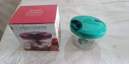 Handy Mini Plastic Vegetable Chopper Cutter, Onion Chopper Vegetables for Kitchen Accessories with 3 Blades - Justgrabit Inc.