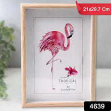 Creative Solid Wooden Photo Frame (21cmx29.7cm / 1Pc) - Justgrabit Inc.