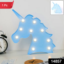 Unicorn Shaped LED Decorative Night Light (1 Pc) - justgrabit.in | Just Grab It